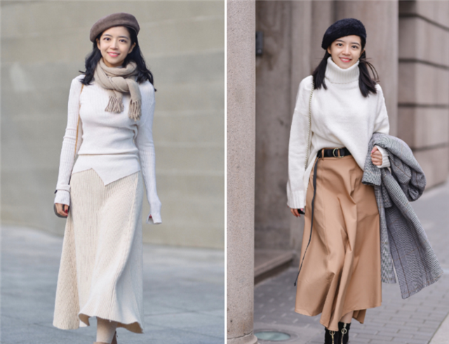看了三木博主的春季穿搭,才发现:毛衣原来这样穿美得优雅又高级