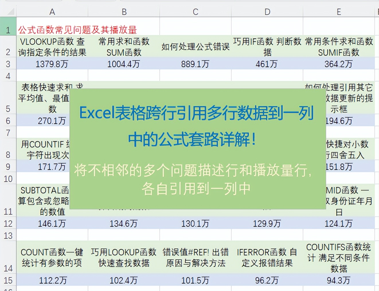 excel跨文件引用数据