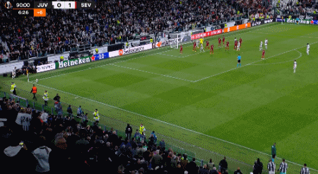 欧联杯半决赛首回合:尤文图斯1-1塞维利亚,加蒂第97分钟绝平