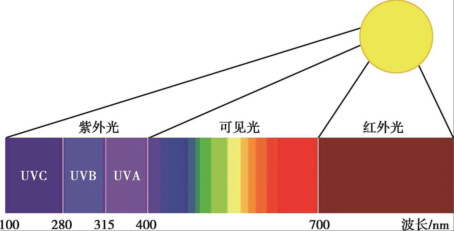 紫外线示意图图片