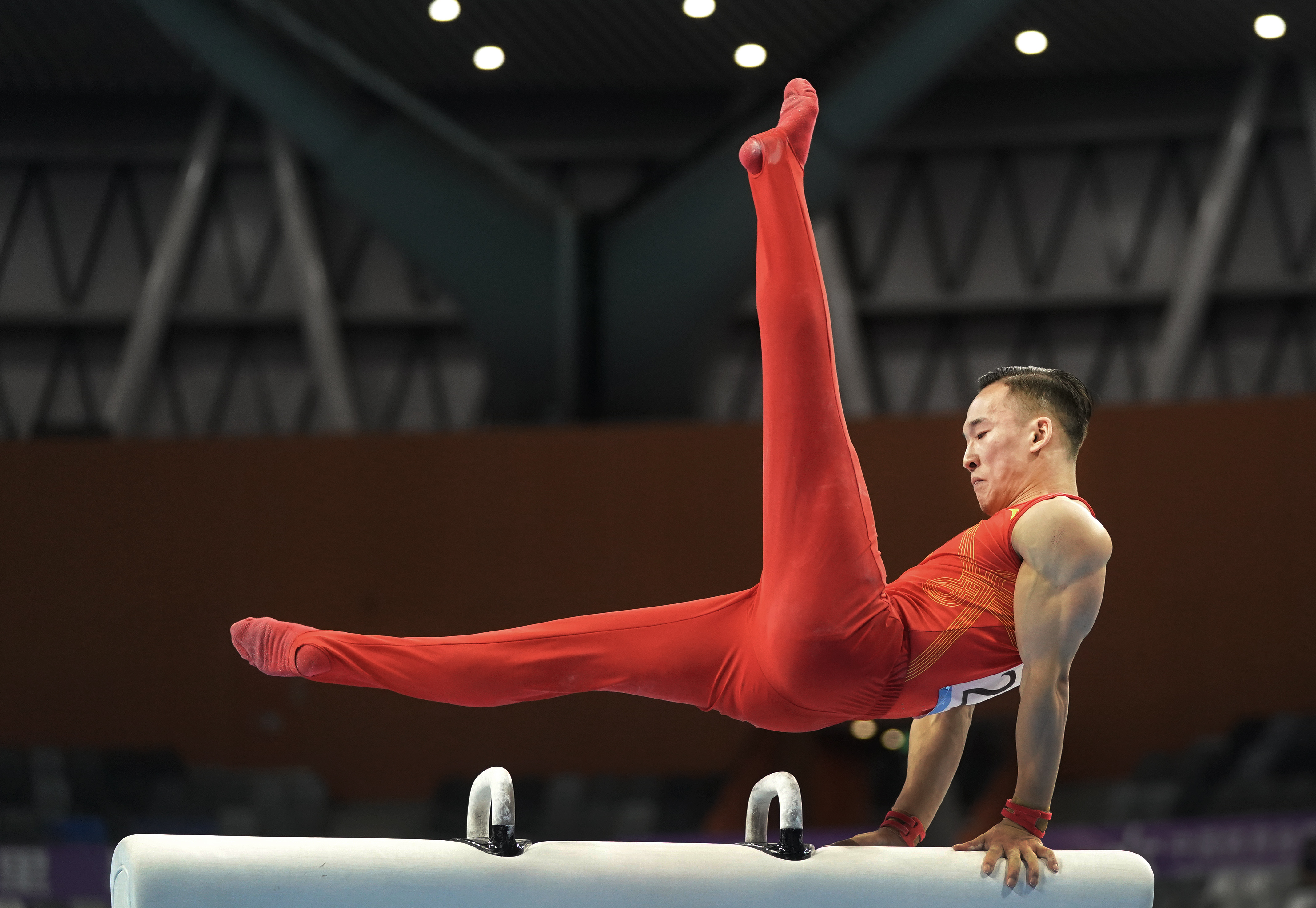 体操——全国锦标赛鞍马决赛赛况