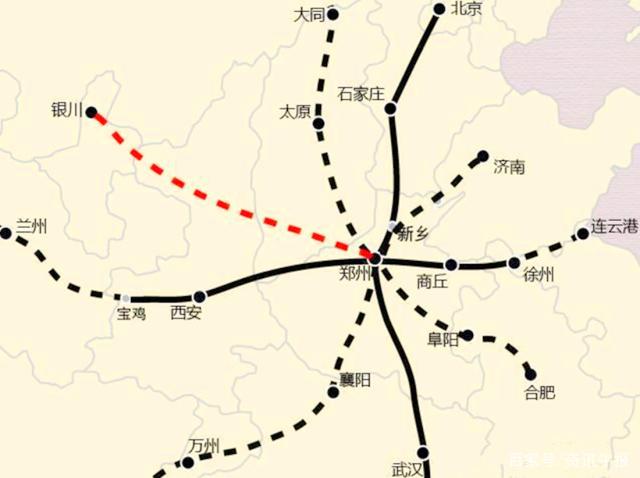 豫皖苏三省规划新高铁:郑州经周口,亳州,蚌埠直达南京
