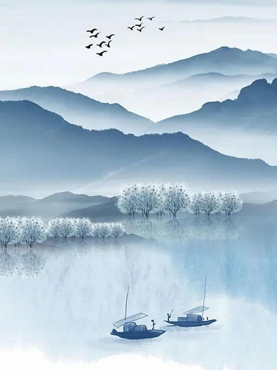 郭熙在《林泉高致》写远山之美: