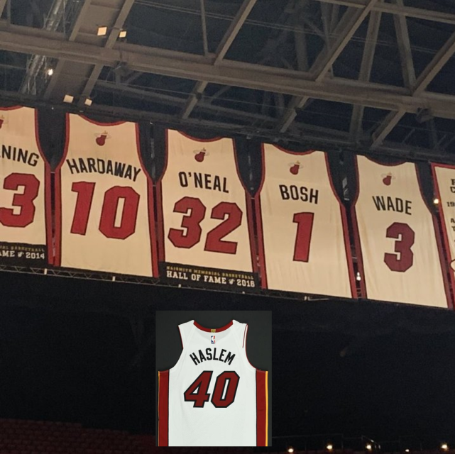 热火官宣哈斯勒姆正式续约!莱利亲承将退役40号球衣 成队史第7人