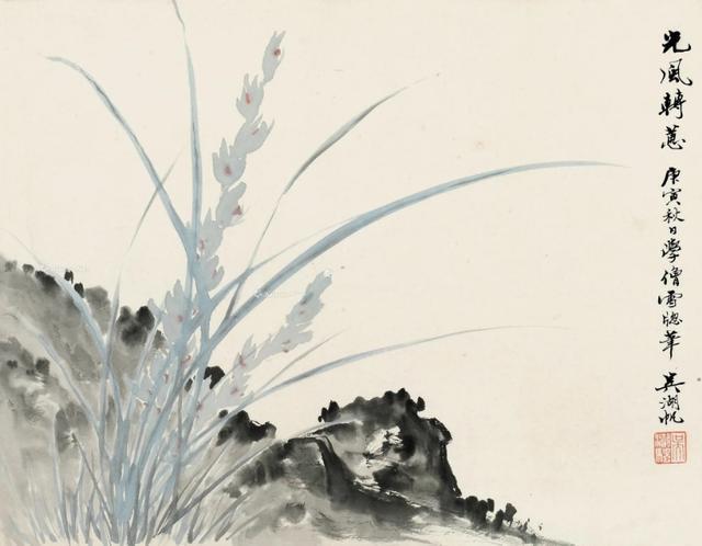 「津门网」山水画大家吴湖帆,画的花鸟,很是清新明丽,静穆轻灵