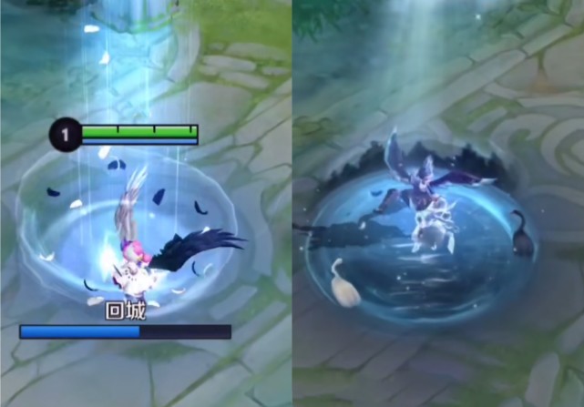 天鹅之梦优化前后对比,大招变白天鹅,回城合体,这才是真典藏!