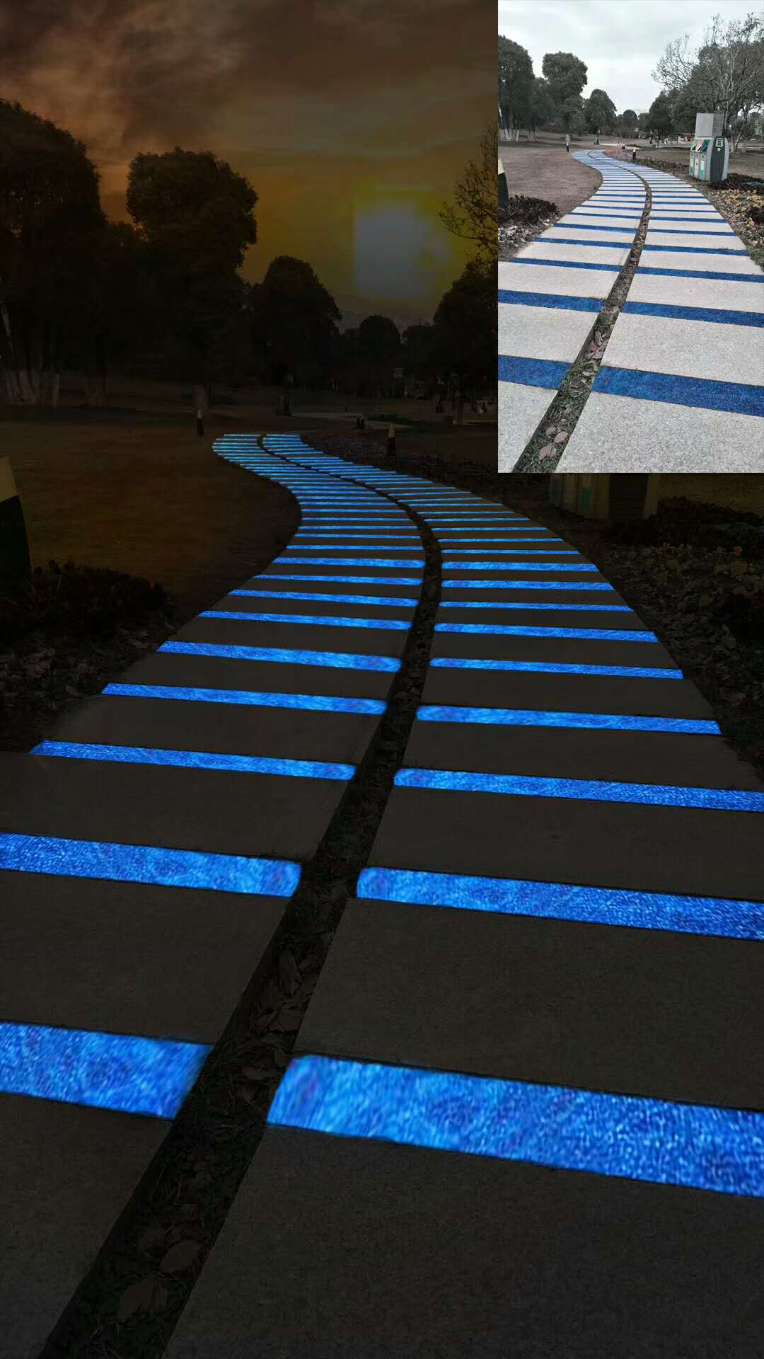 夜光路面怎么施工?夜光路面施工工艺