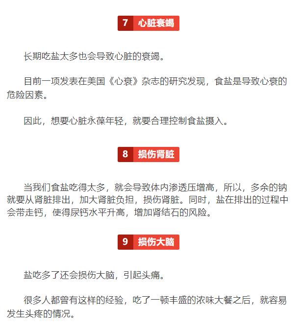 一把盐吃出9种病,每一种都是常见病!很多人还在这样吃