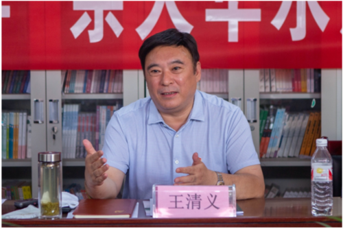 华北水利水电大学党委书记王清义赴鹿邑调研定点帮扶工作