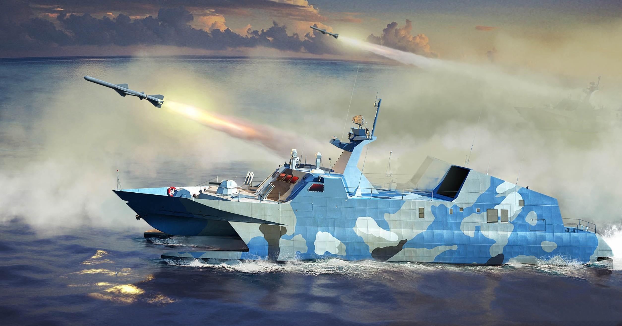 022导弹艇在南海猛烈开火,攻击目标很特别,菲律宾要看清楚了!