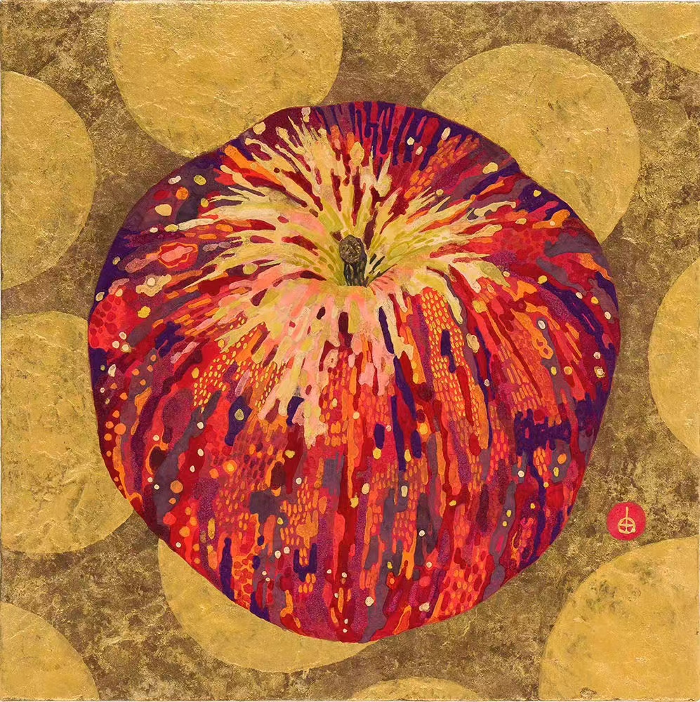 磨金石教育日本女插画师栗原由子赋予了果蔬美丽的肌理