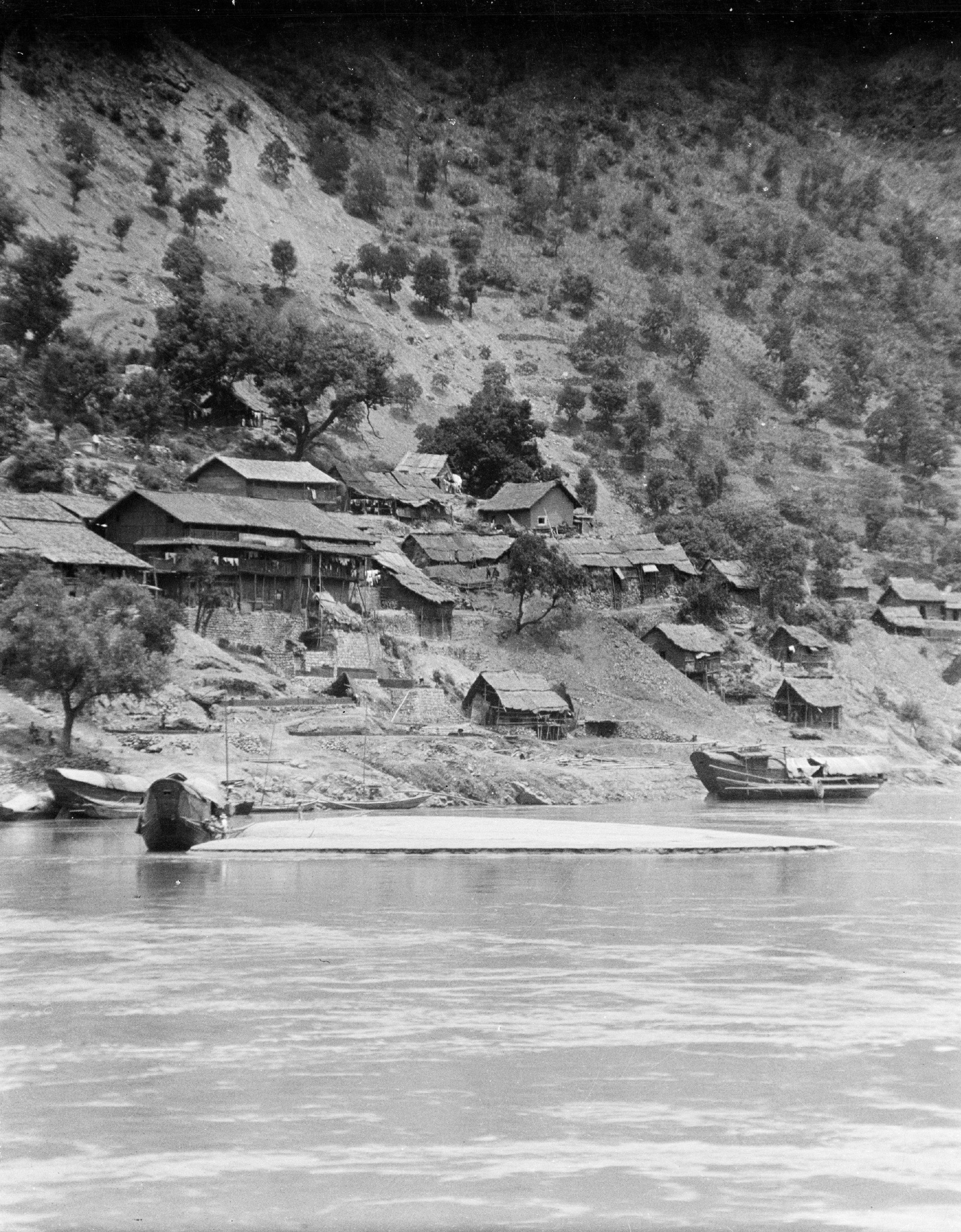 1917年甘博中国行之七:重庆境内的长江三峡老照片