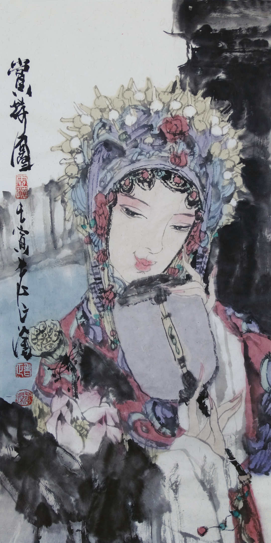 真迹展览|著名画家郑华杰人物画作品欣赏