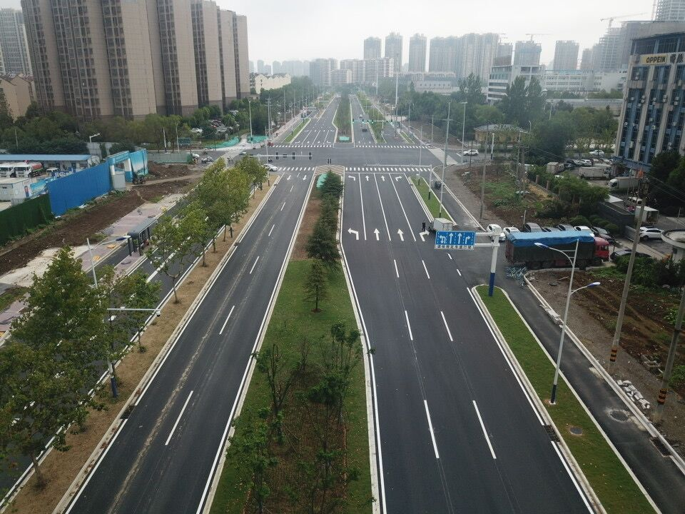 合肥芙蓉路全线贯通 繁华大道-观海路段放行通车
