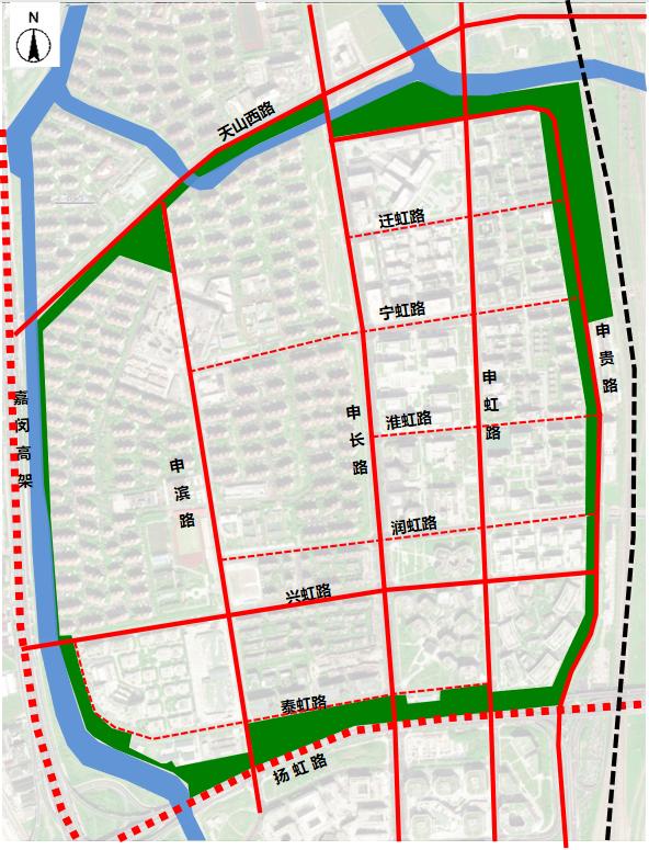 新虹街道规划图图片