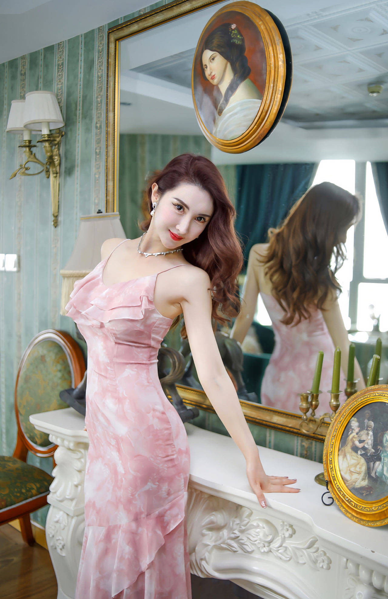 混血模特刘美萱