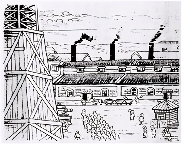 作者手绘的制盐厂