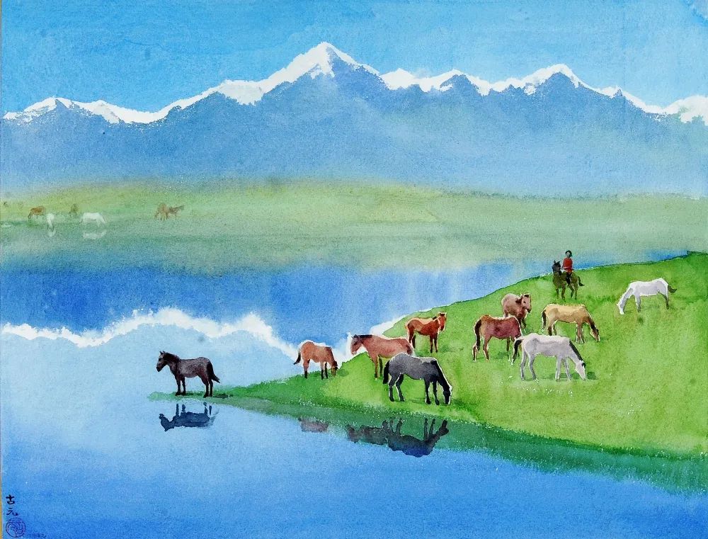 渔女献珠——古元水彩画作品精品展