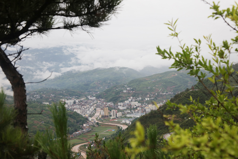 重慶巫山官渡云雨如仙境