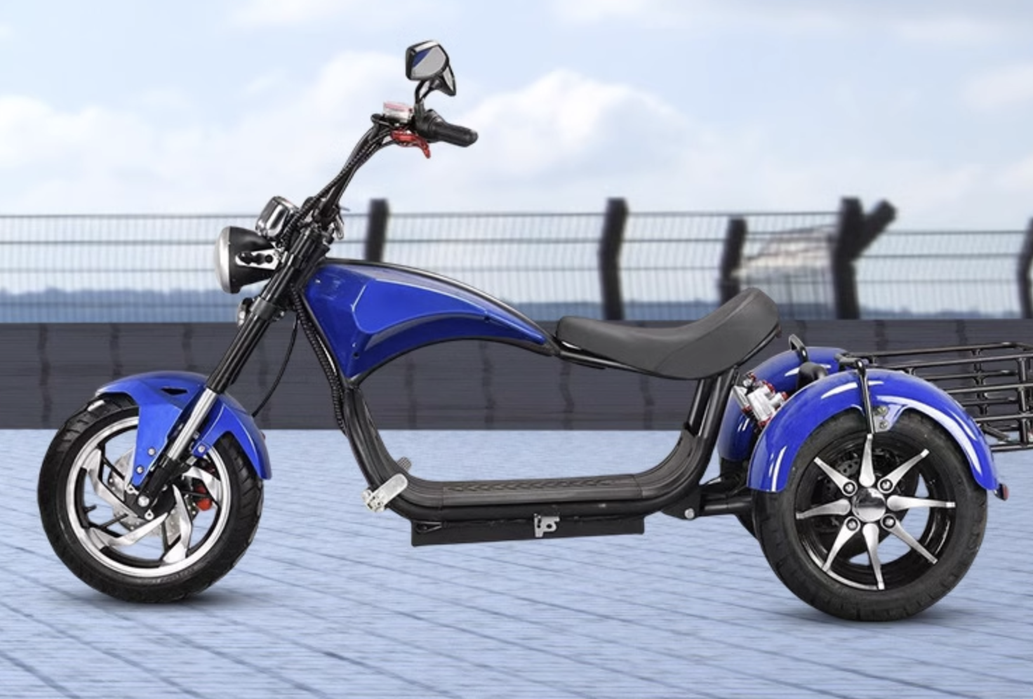 哈雷风三轮电摩托来了!搭载可变速电机,公路,沙滩,雪地都能跑