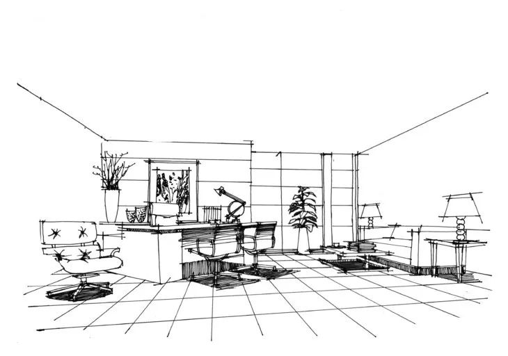 10套效果图马克笔上色步骤图合集!