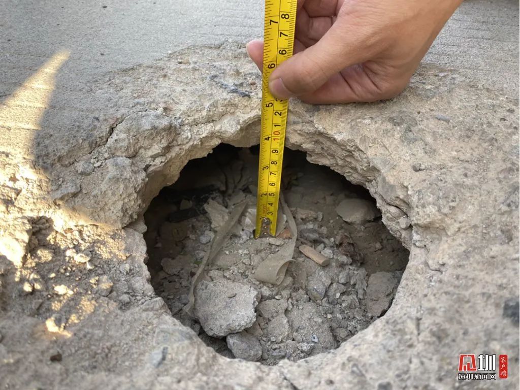 深网记"路"仪⑩:300米路400个坑洞相送,施工人员玩消失?