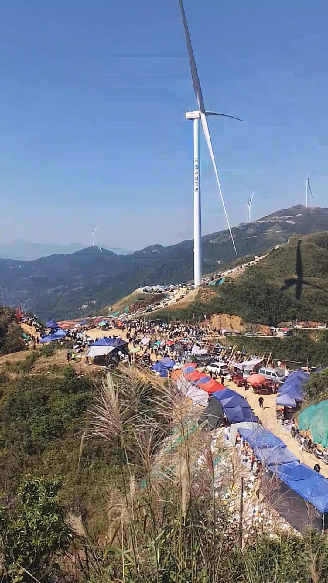 融水苗族自治县白云乡龙岑村,芦笙坡会节.
