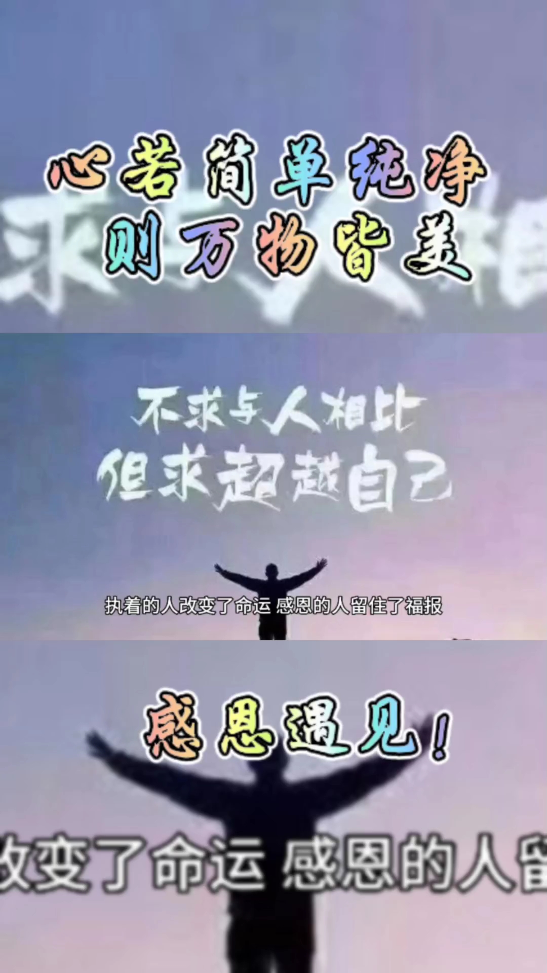 心若简单纯净则万物皆美