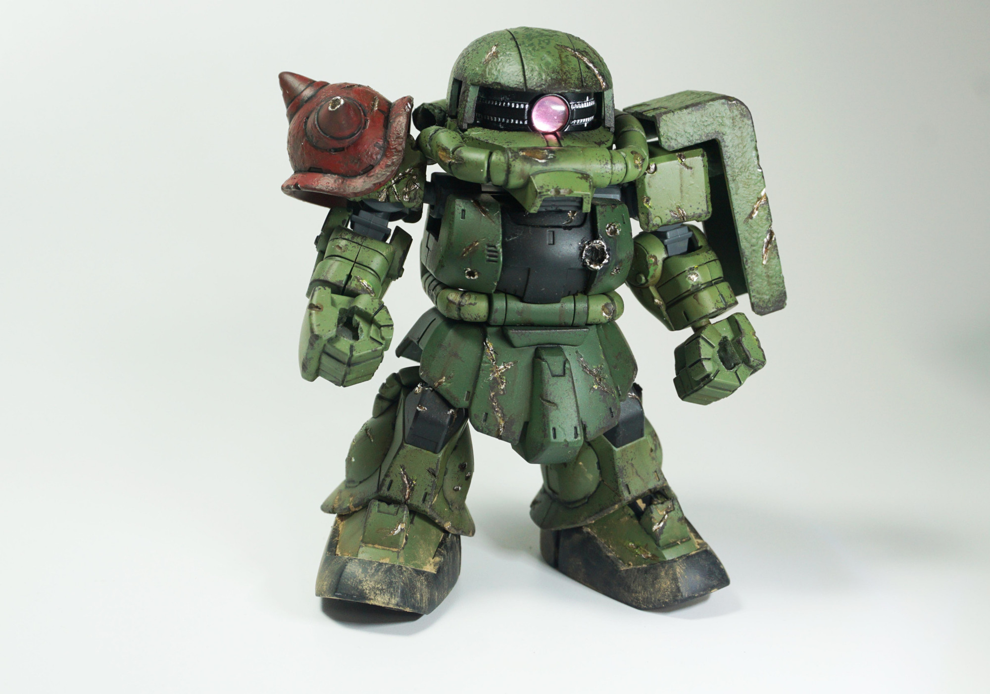 【模型分享】万代sdcs扎古2改造经验