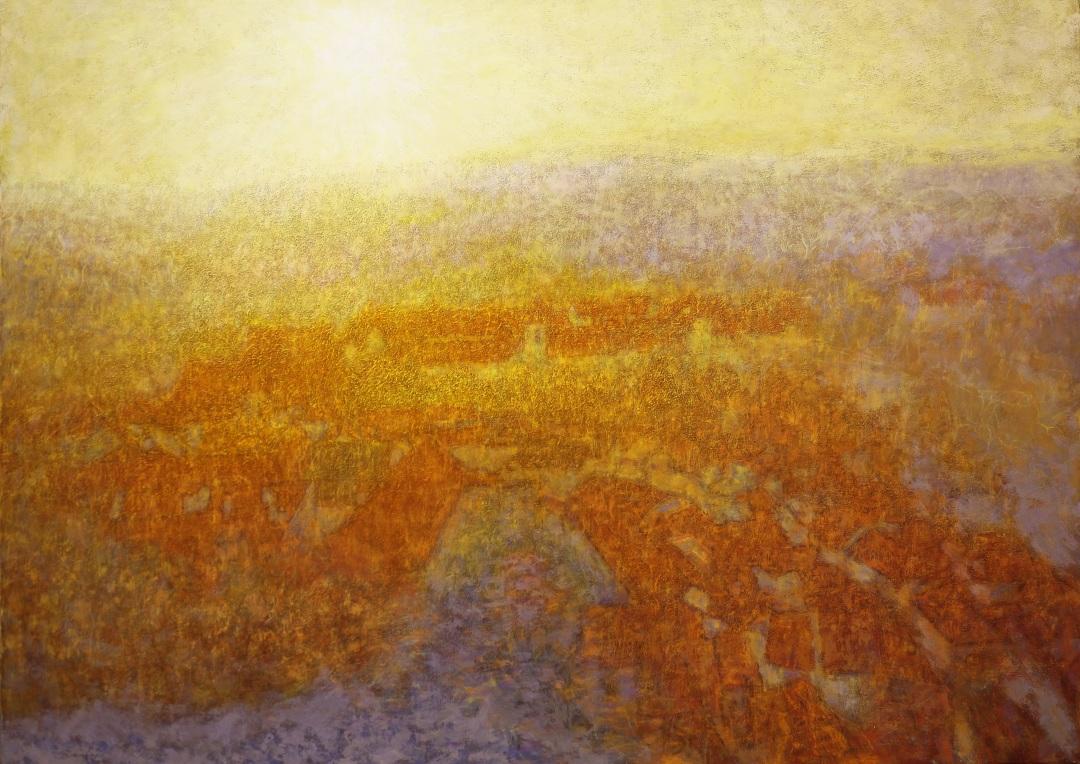 艺术评论|静穆闲适的世界——林国强的岩彩风景画赏析