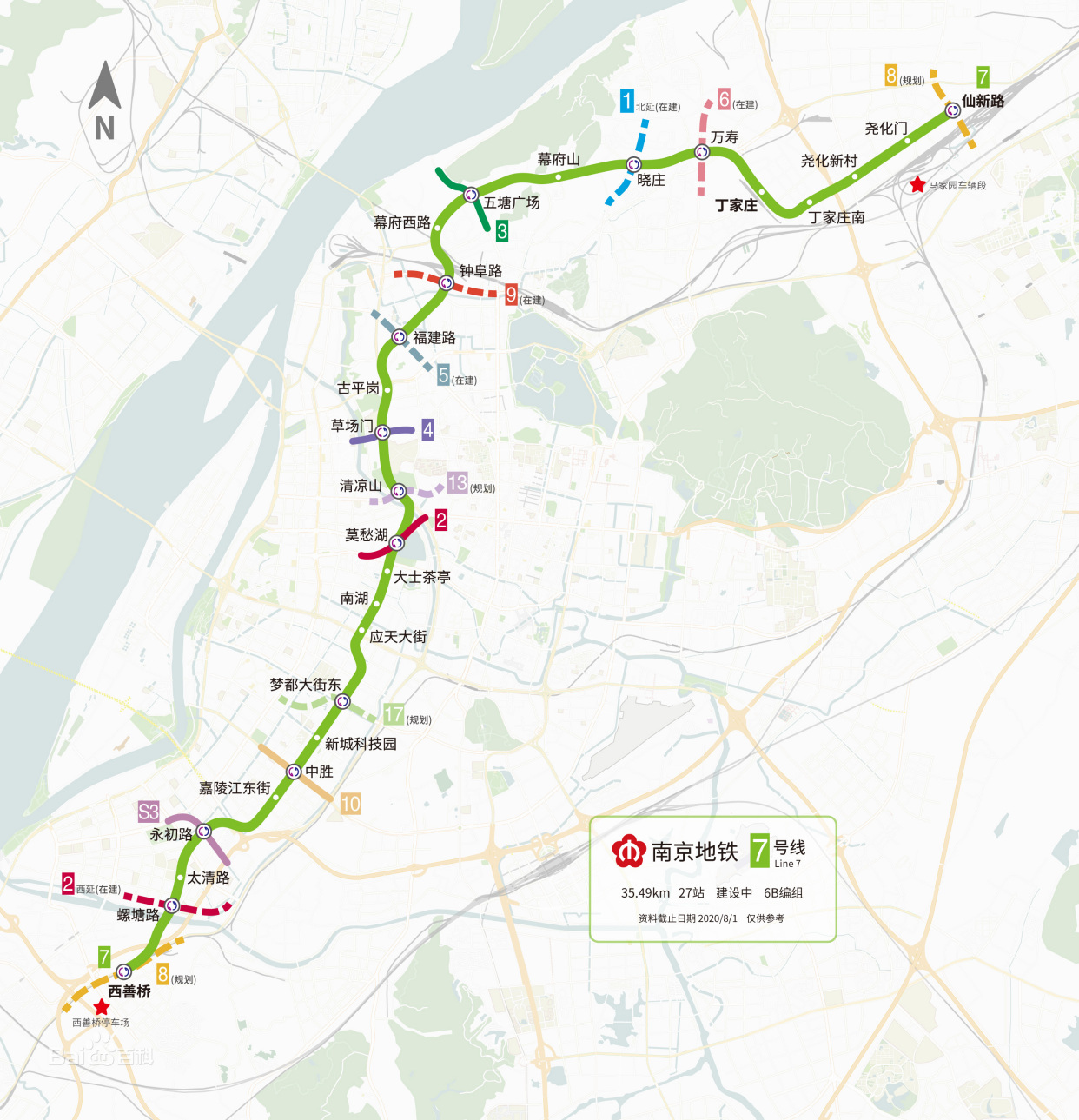 南京轻轨s5路线图图片