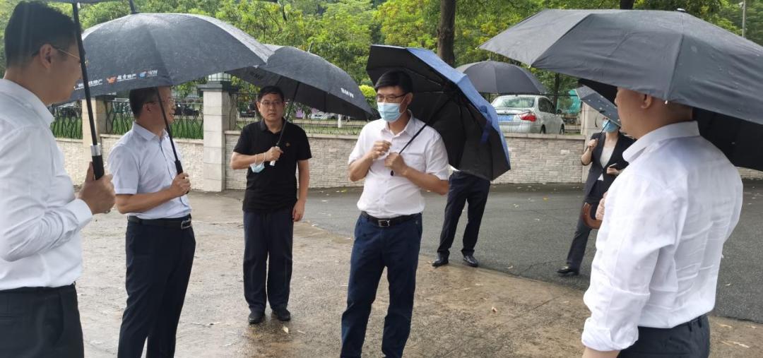 市国资委陈浩钿主任带队调研广州市国际健康驿站项目推进工作情况