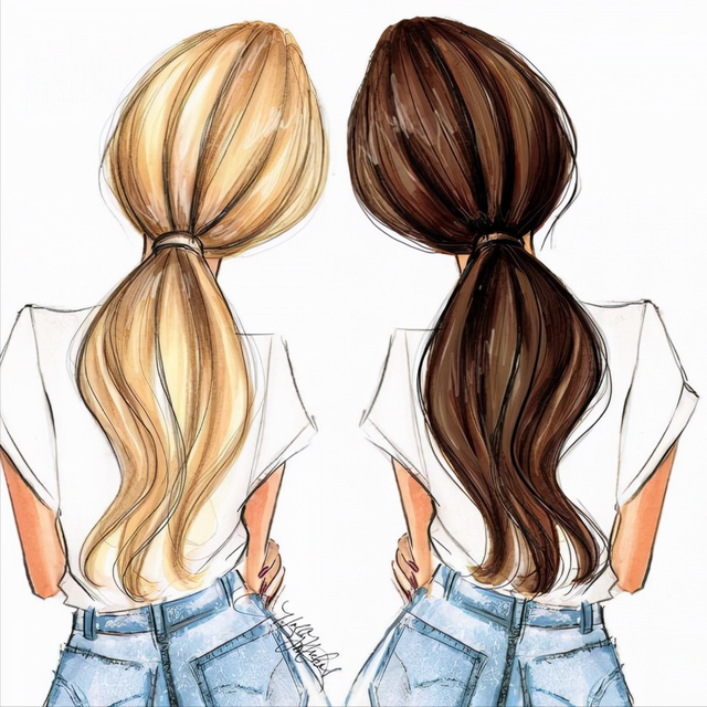 两个女孩的图画