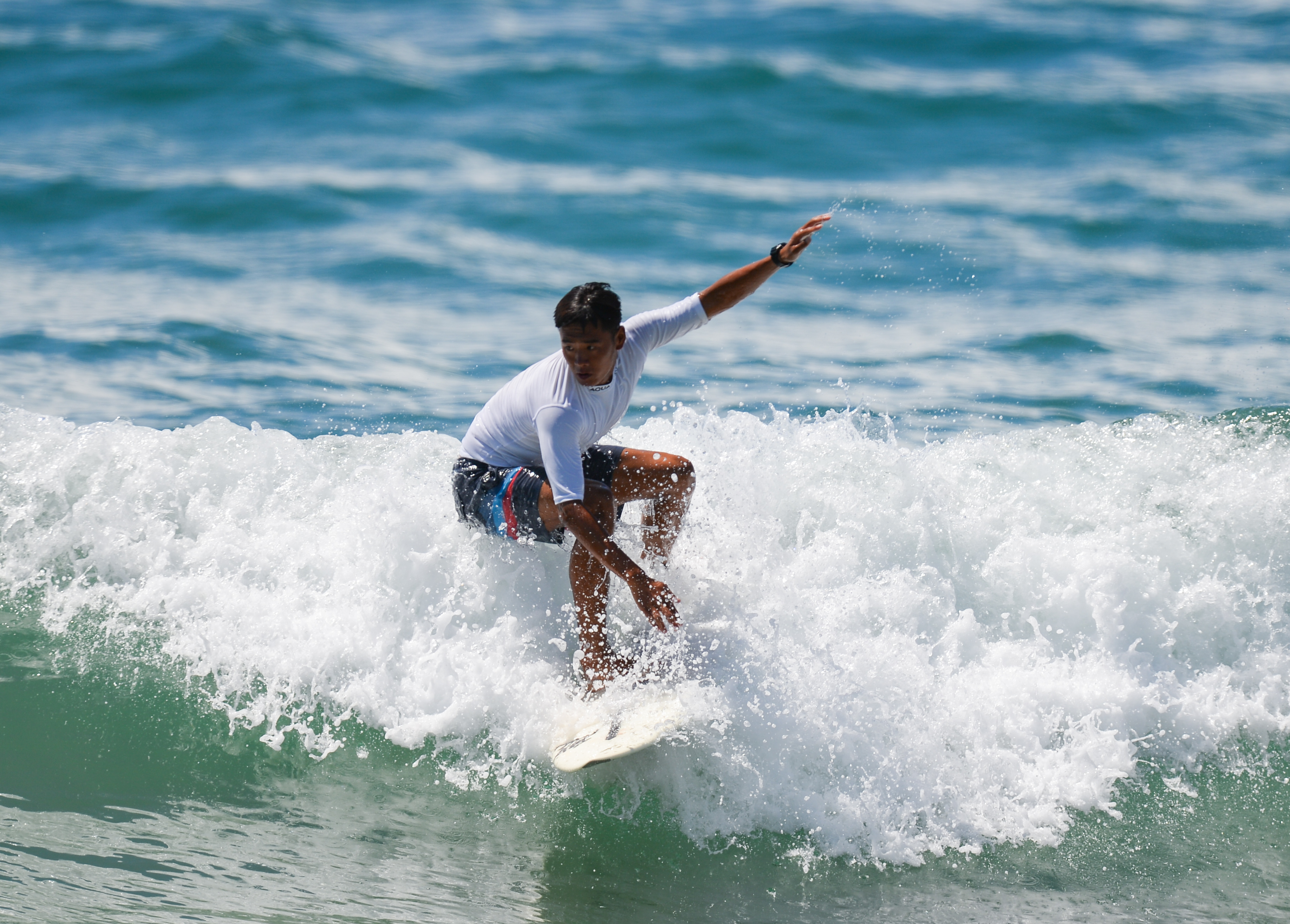 全运会冲浪比赛海南万宁开赛