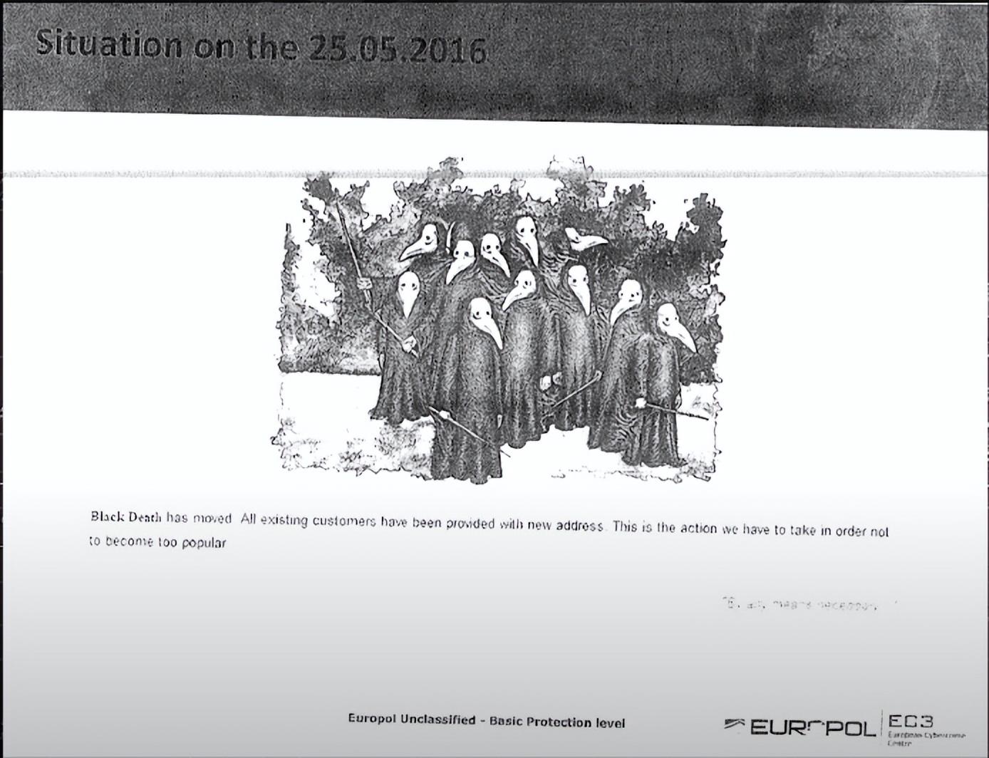 欧洲网络犯罪中心文档揭开暗网犯罪组织"黑死病"的神秘面纱!