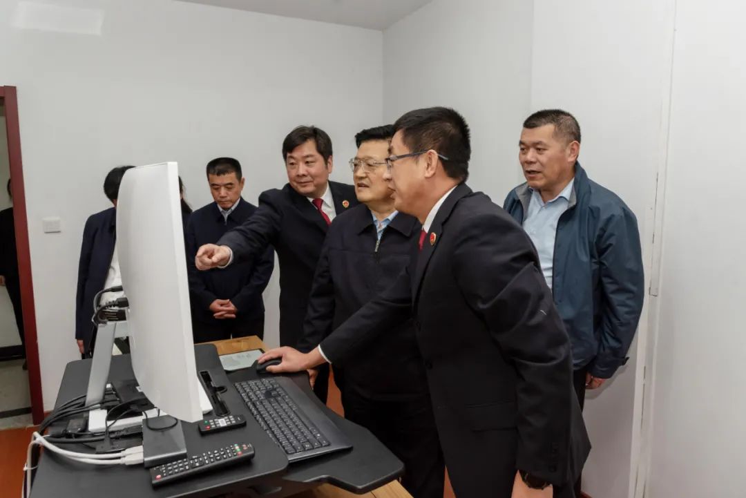 省教育整顿领导小组驻苏州指导组组长盛克勤率队到苏州市检察院调研