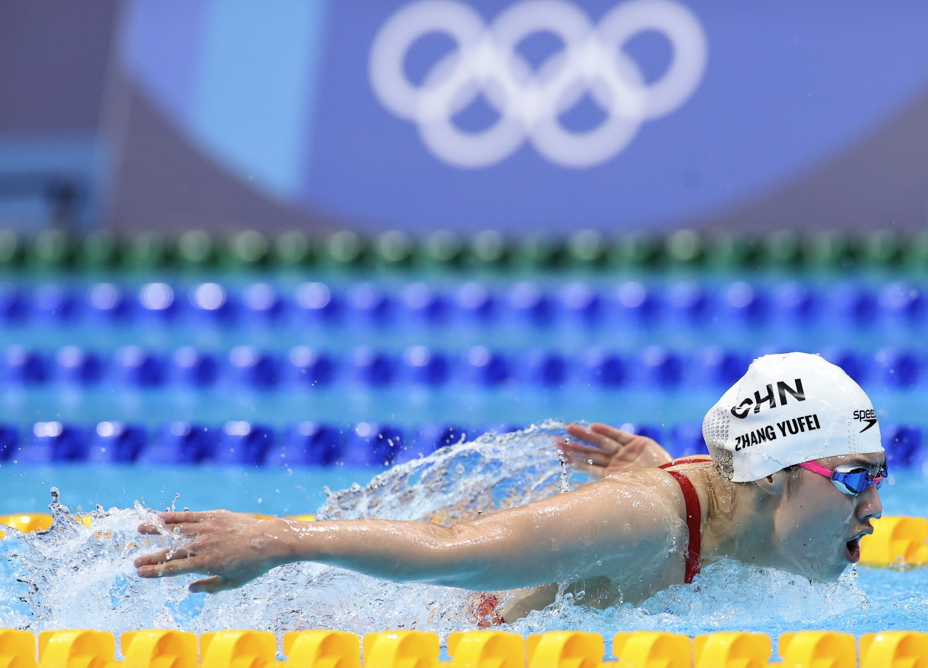 游泳——张雨霏女子200米蝶泳夺冠(3)