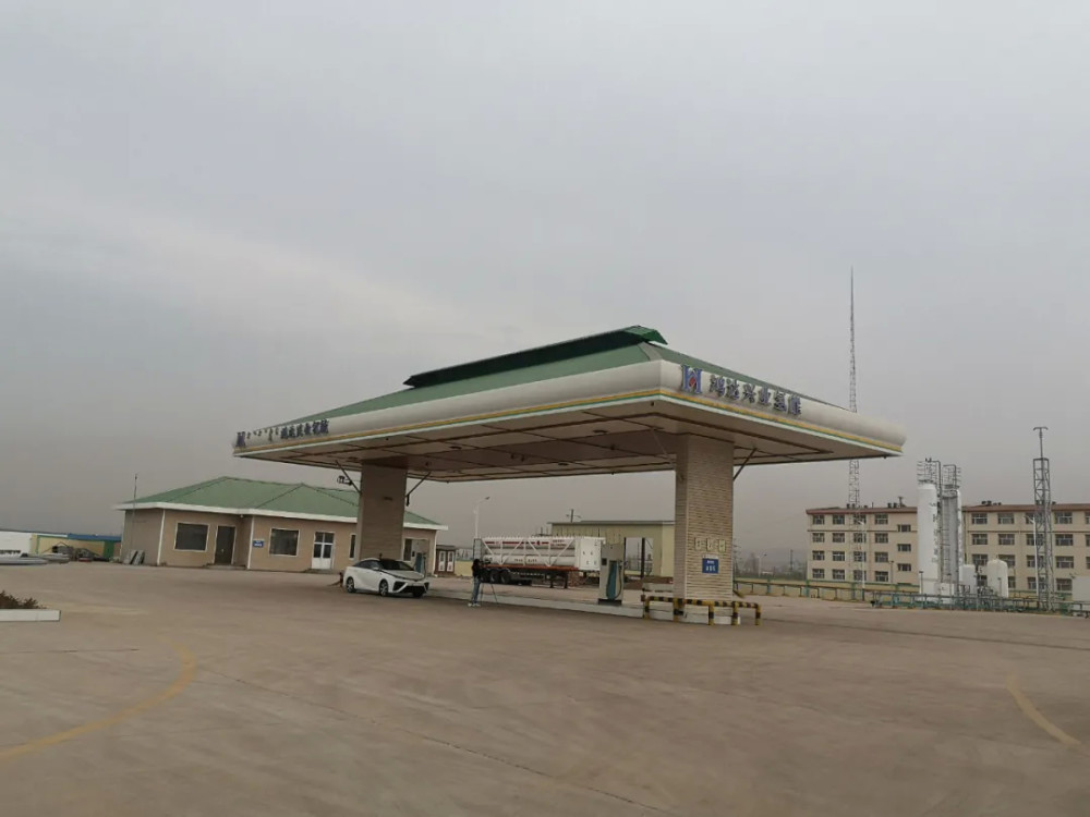 中国石化内蒙古自治区首座加氢站正式投营