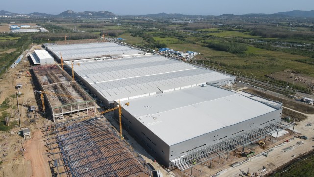 安徽合肥循环经济示范园智能产业标准化1号厂房正式移交