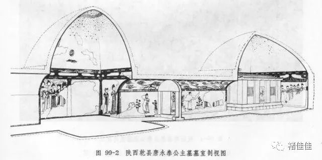 永泰公主墓平面图图片