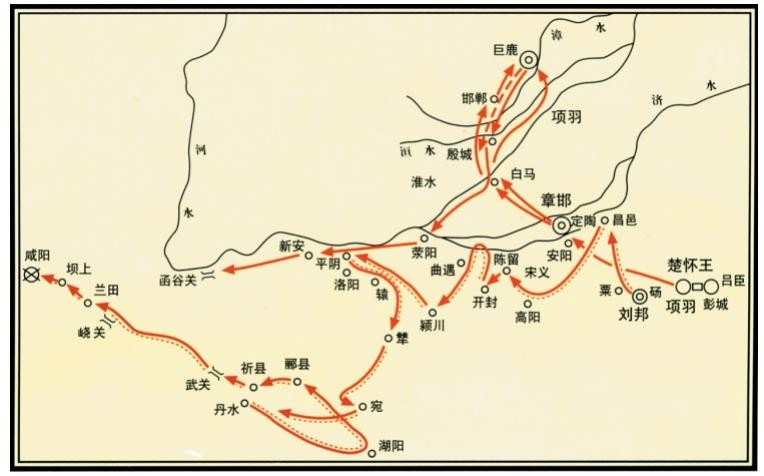 巨鹿之战决定秦国存亡,经此一役,秦朝主力尽丧,名存实亡