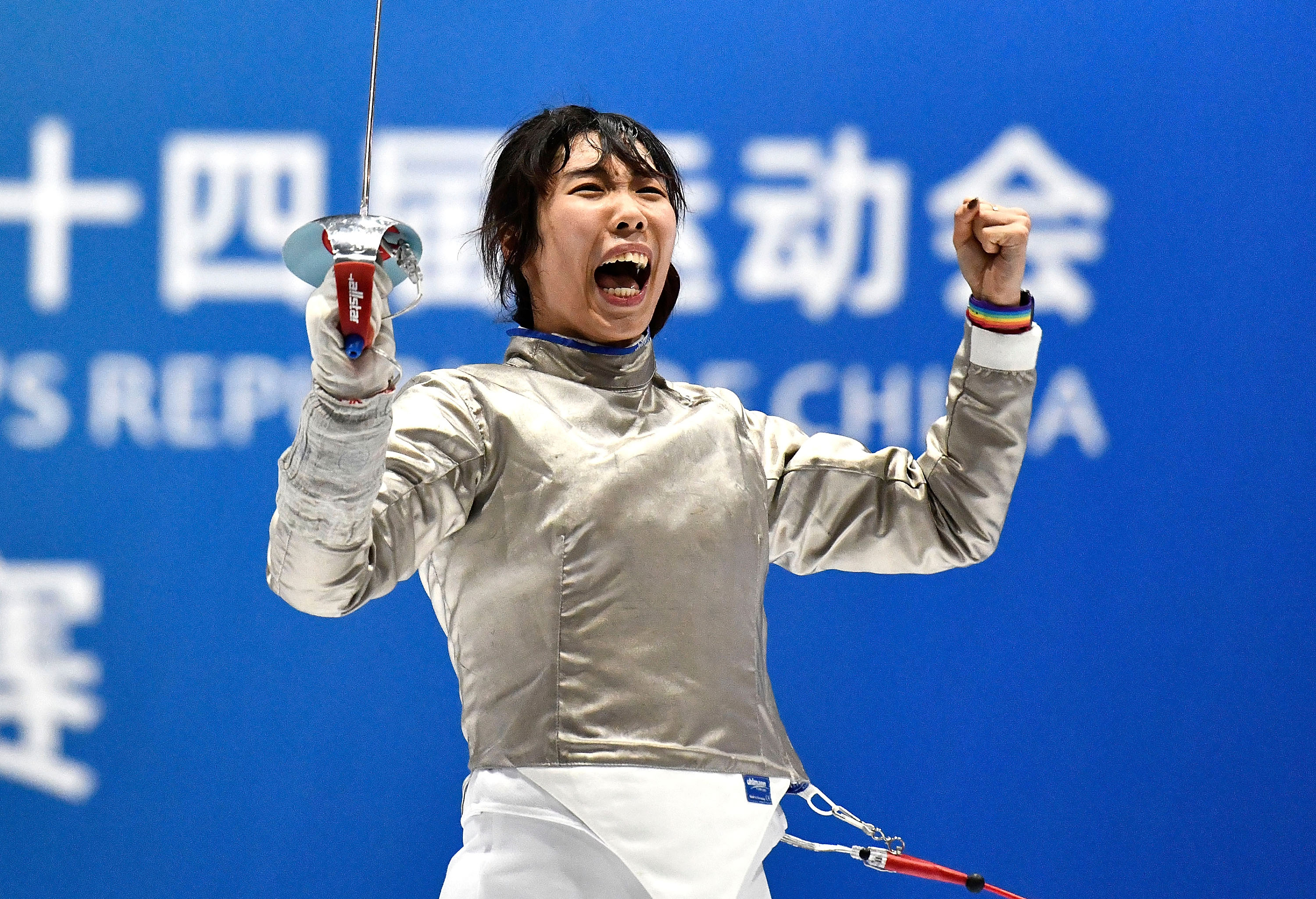 击剑——女子佩剑个人赛:邵雅琦夺冠