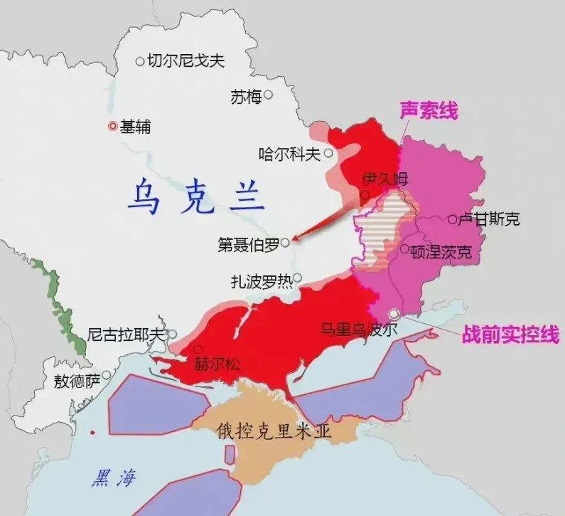 乌克兰东部地图位置图片