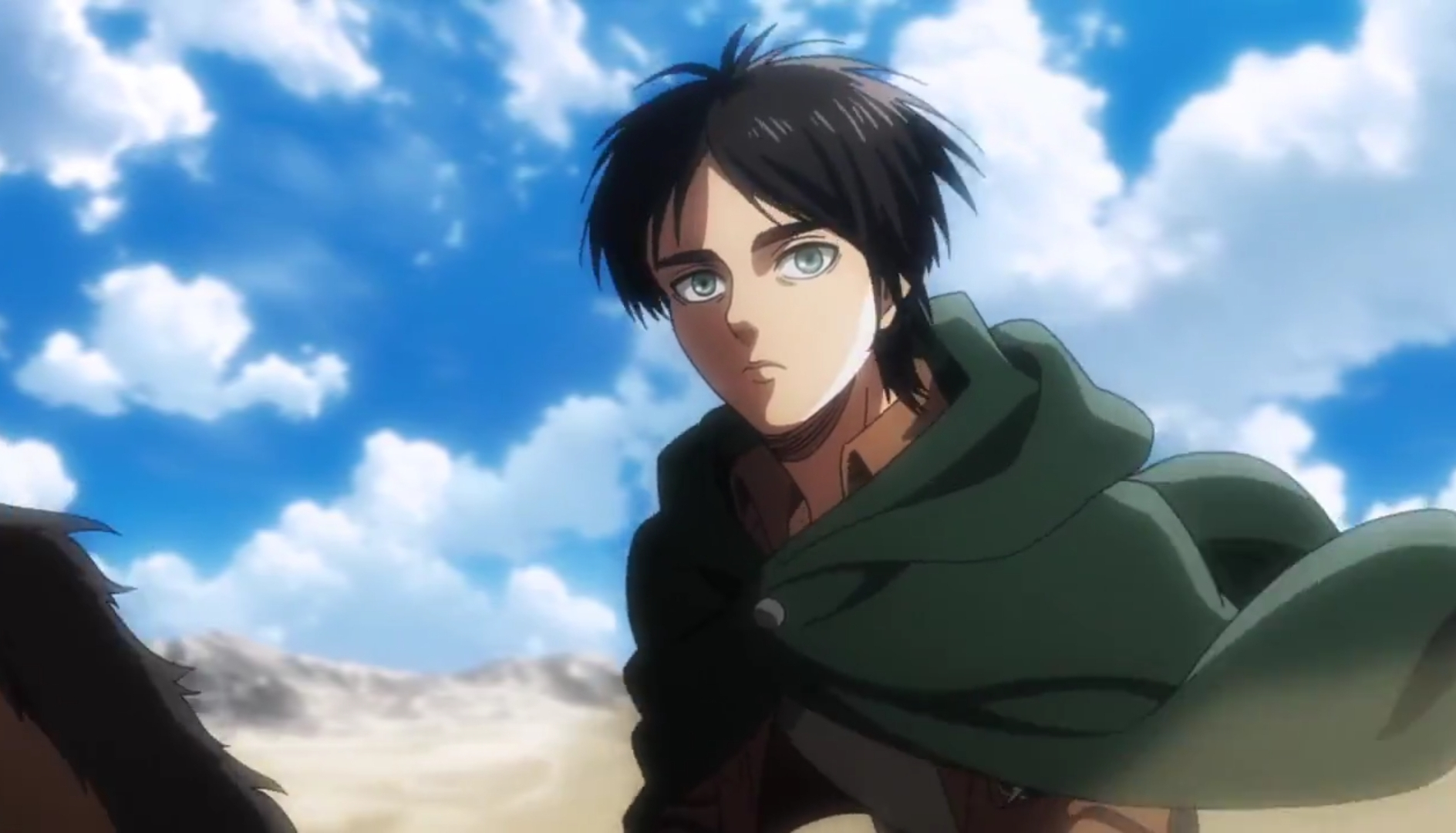 进击的巨人:动画后期的艾伦平静的出奇,他的表情几乎没变化