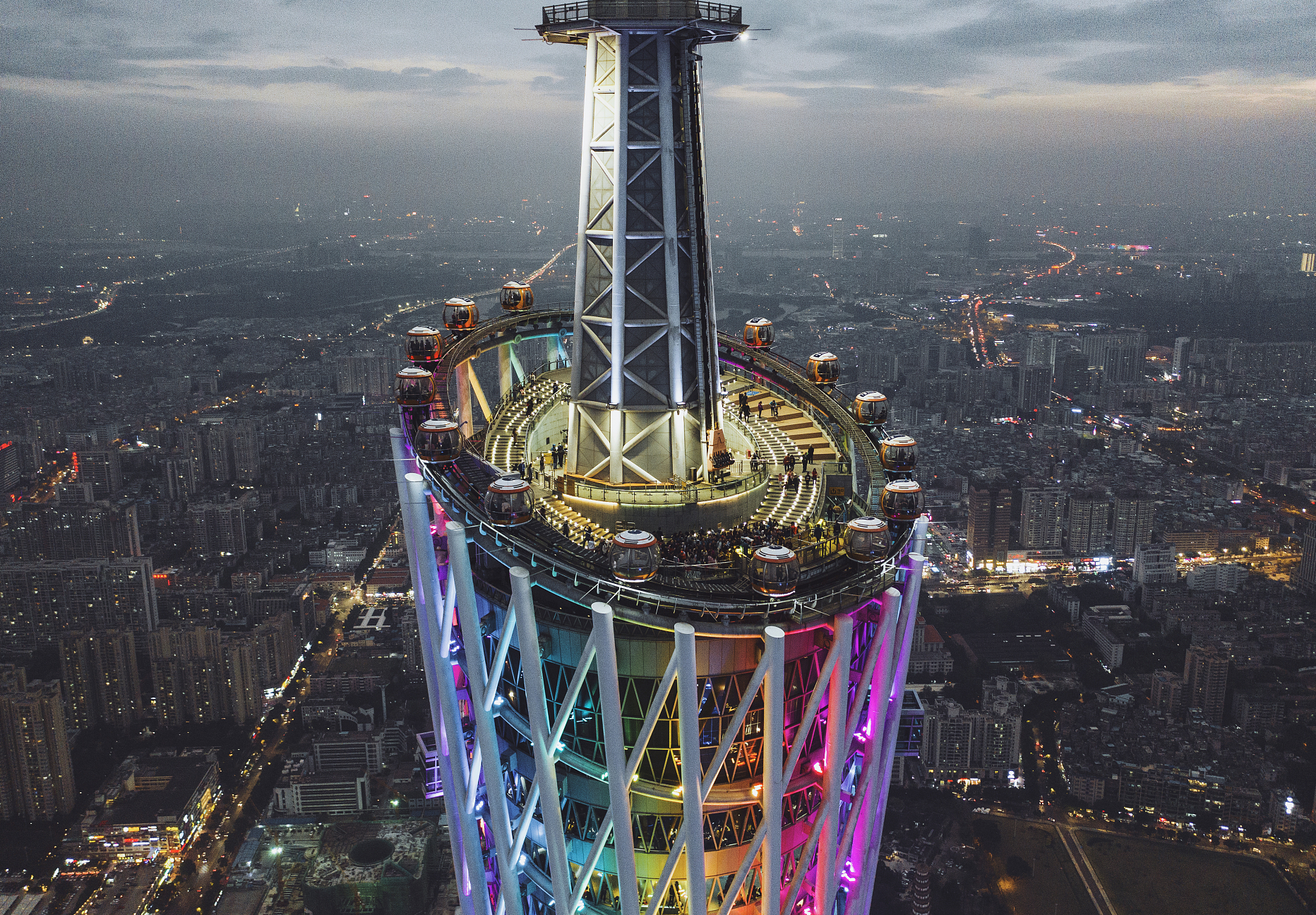 广州塔顶层图片