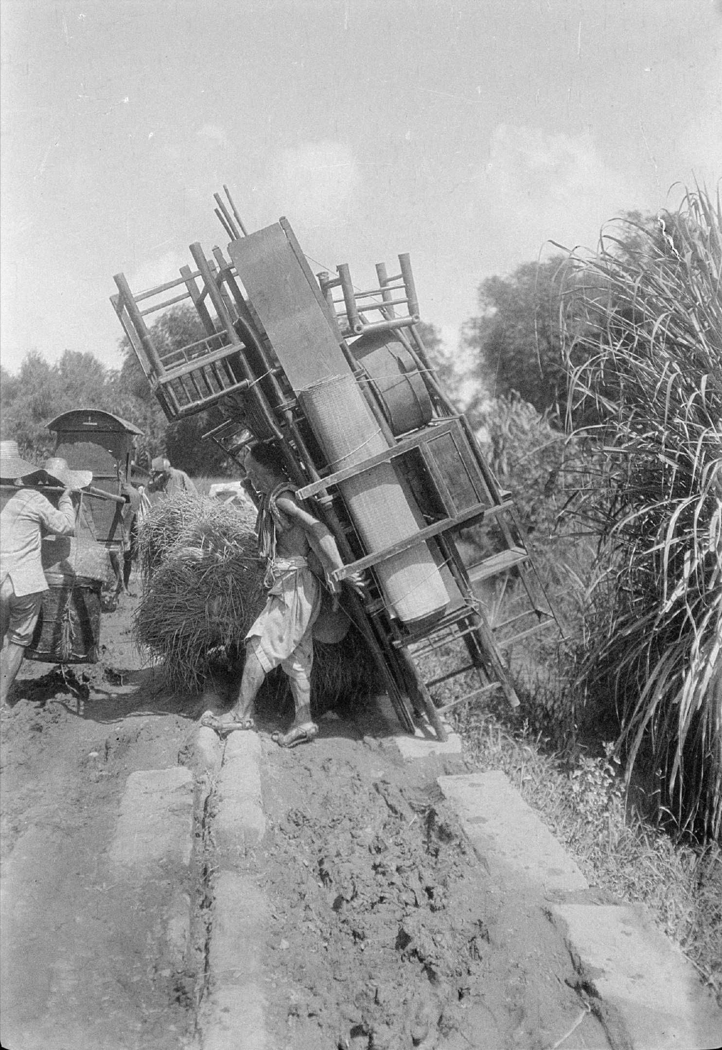 1917年甘博中国行之十六:从成都经郫县至灌县的老照片