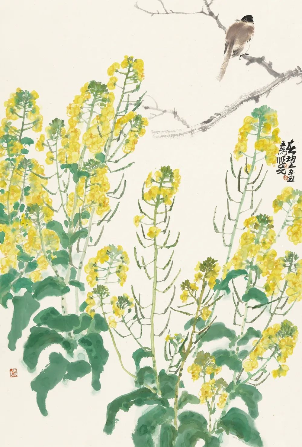 虎跃迎春——马顺先国画水墨艺术作品欣赏