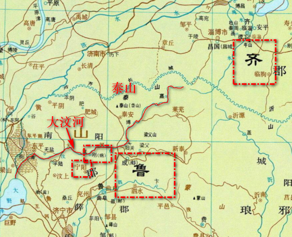齐鲁大地,泰山脚下;宁山之阳,汶河之滨