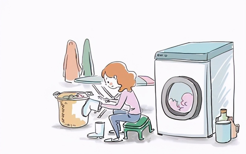 洗衣服卡通 搞笑图片图片