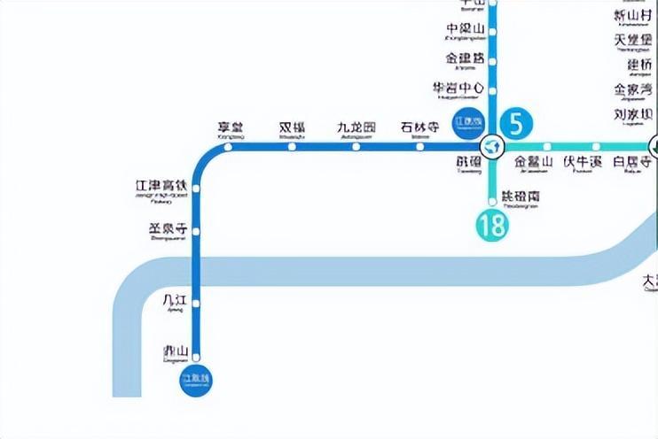 重庆首条市郊铁路江跳线8月6日开通 主城到江津只要28分钟